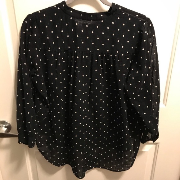 Madewell Polka Dot Blouse - Picture 3 of 4